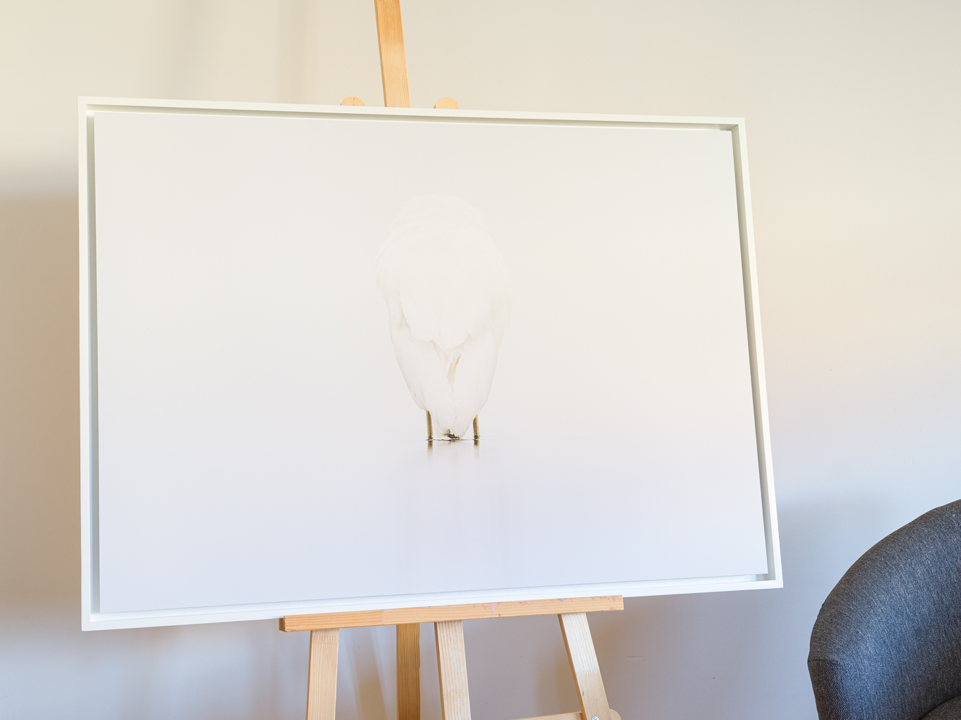 White Egret - wydruk w ramie 100cm